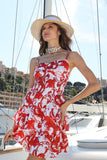 THE ST BARTHS RED ST TROPEZ BRALETTE DRESS