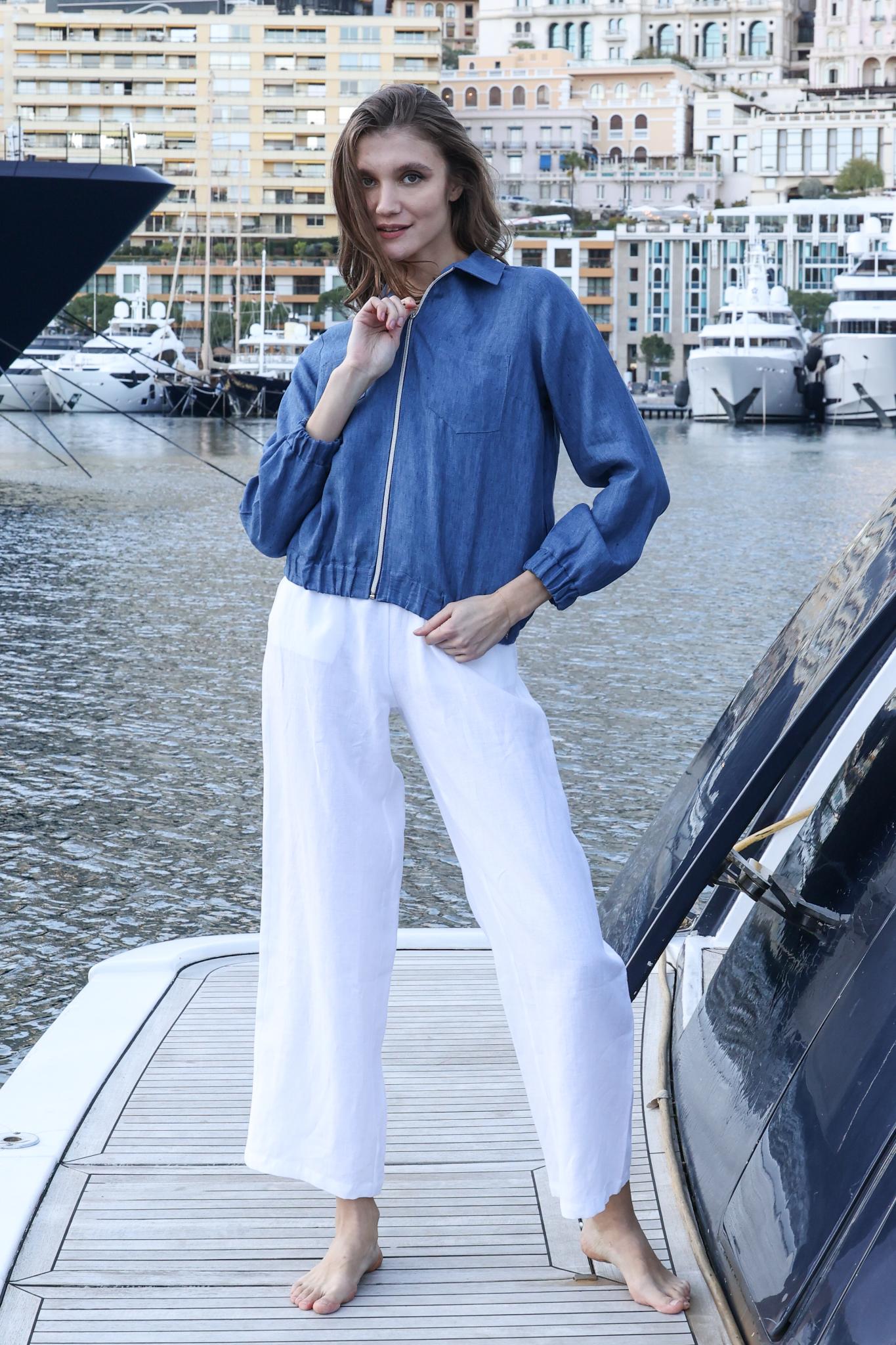 THE BLUE MARINE ZIPPER JACKET