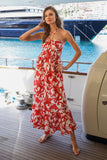 THE ST BARTHS RED ANGEL DRESS