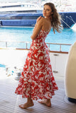 THE ST BARTHS RED ANGEL DRESS
