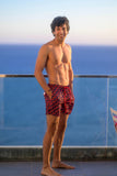 IF MONOGRAM SWIM SHORT