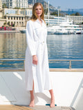 THE GRACE LONG DRESS WHITE