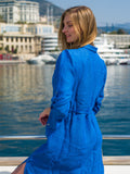 THE GRACE LONG DRESS ROYAL BLUE