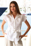 THE WHITE SHORT SLEEVE BLOUSE