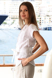 THE WHITE SHORT SLEEVE BLOUSE