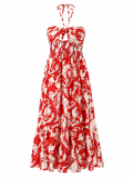THE ST BARTHS RED ANGEL DRESS