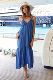 THE ROYAL BLUE STRAP DRESS