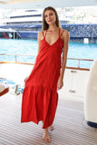 THE RED STRAP DRESS
