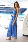 THE ROYAL BLUE WRAP SKIRT